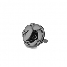 Good price high quality gun metal color flower lock metal lock for handbag twist lock