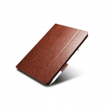 China manufacturer hot selling genuine leather ipad cases with pencil holder 9.7 inch amazon