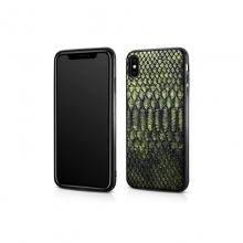 Cheap price good quality python print PU leather mobile phone cover leather iphonex cases