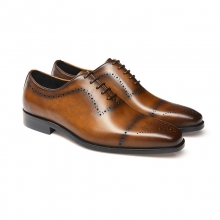 New arrival fashion design casual shoes men leather lace up shoes wholesale in stock