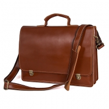 Leisure Style Good Quality Large Capacity Laptop Bag Briefcase Leather document bags