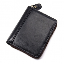 Hot sales cheap price good quality full grain leather credit cards wallet name cards holder