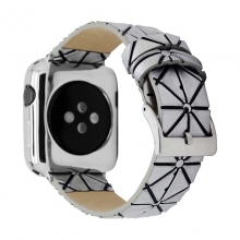 New arrivel wholesale price good quality genuine leather 42mm apple watch bands leather watch straps