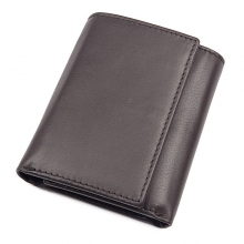 Best selling cheap price custom logo credit card wallet brown calf leather rfid wallet