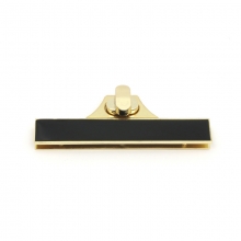 High end good quality custom design metal lock gold color twist lock for ladies handbag