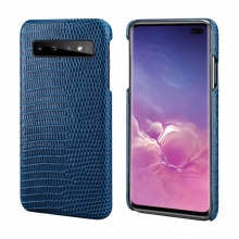 OEM design good quality lizard print leather mobile phone housing phone case for Samsung S10 Plus