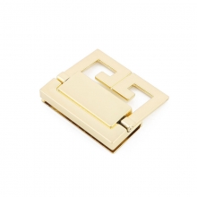 Wholesale price good quality Metal Light Gold Handbag Purse Flip Bag Locks Decoration Hardware