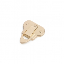 Factory Price Top Quality Shiny Gold Zinc Alloy Metal Press Locks Purse Flip Lock for Handbags