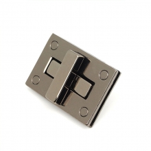 Hot sale cheap price good quality gun metal lock for purse twist lock for ladies handbag