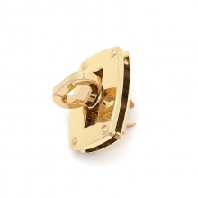 Factory price high quality gold color zinc alloy metal bag lock twist lock for women handbag