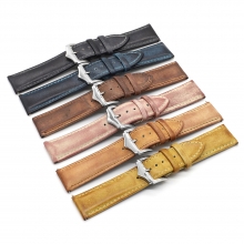 Good quality 22mm leather watch wrist bands leather watch strap leather watch bands