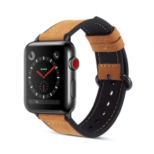 2019 newest design good quality genuine leather watch bands real leather watch straps for men