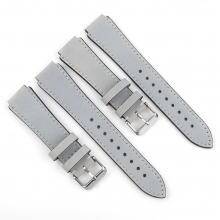 Good quality 18mm grey leather watch straps wrist strap leather watch bands