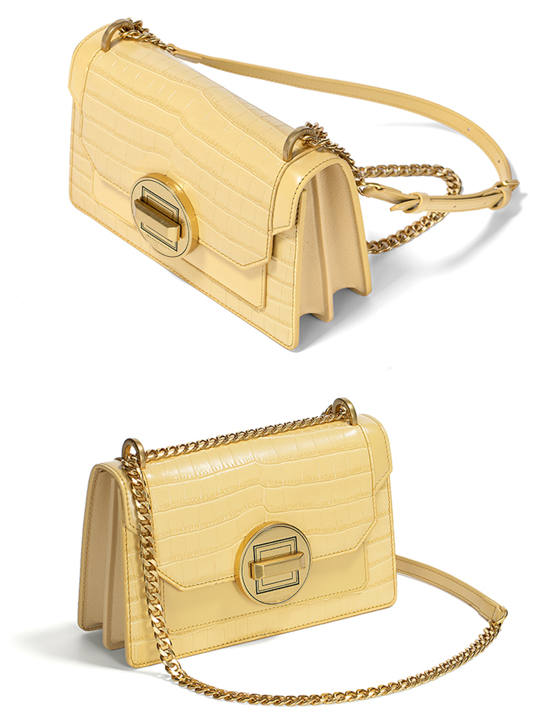 crocodile leather bag