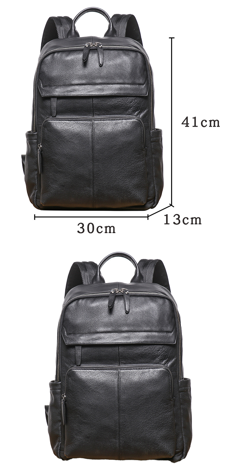Genuine Leather Business Backpack Chinese Craftmanship