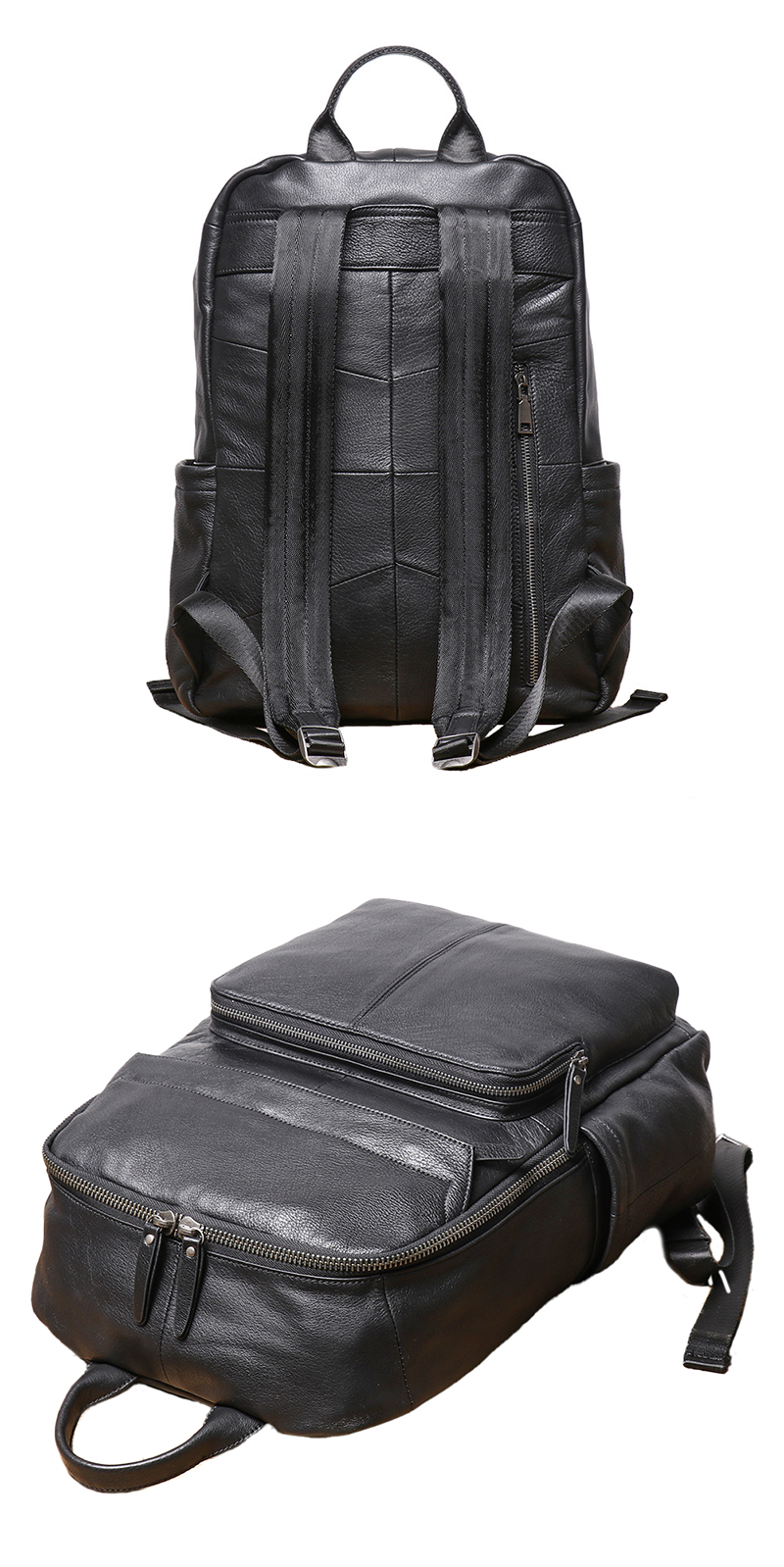 Genuine Leather Business Backpack Chinese Craftmanship