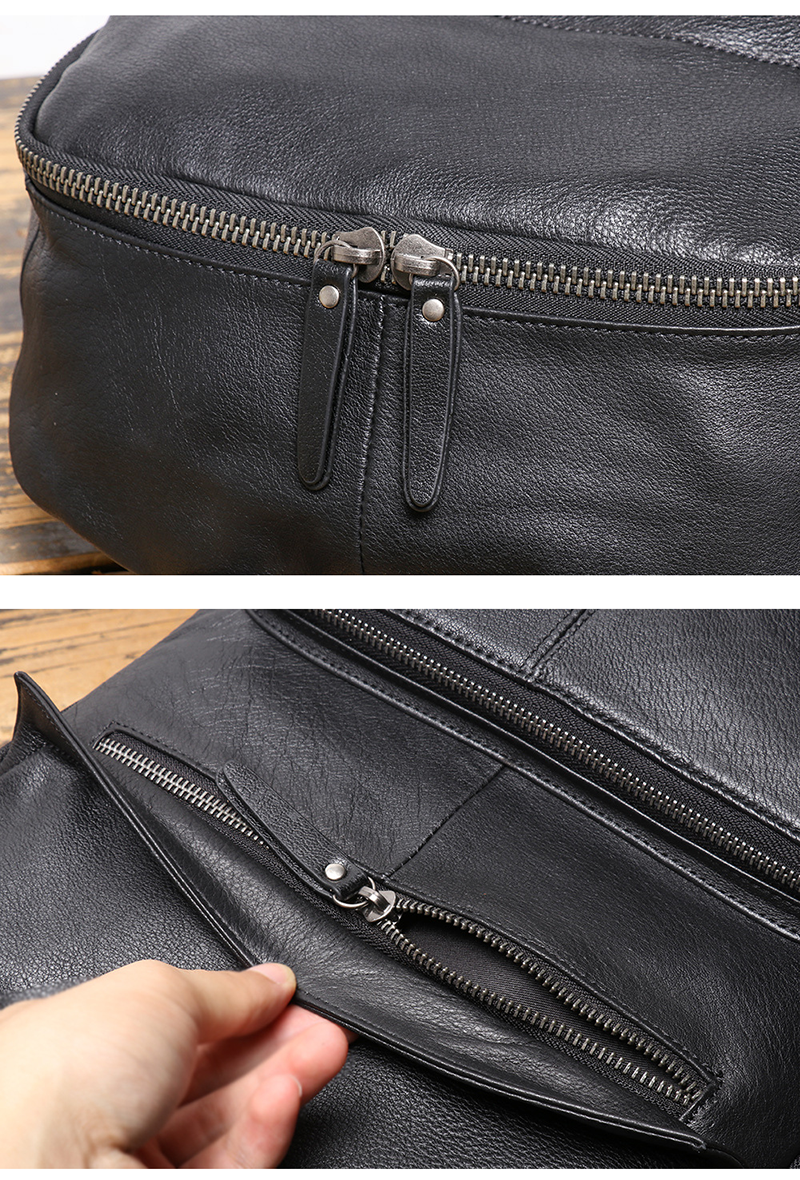 Genuine Leather Business Backpack Chinese Craftmanship
