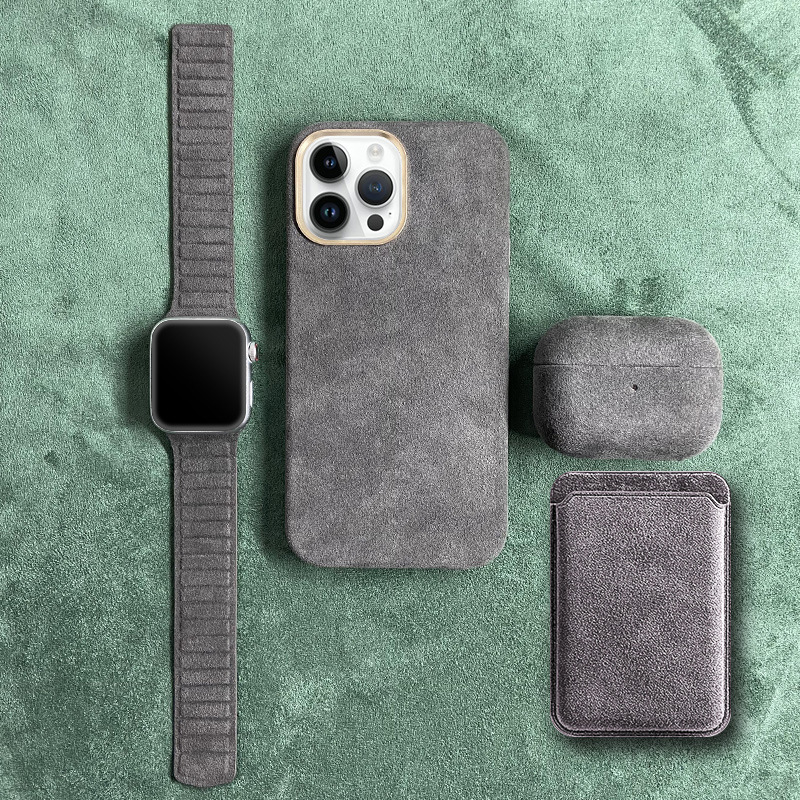 New Design Good Quality Alcantara Leather Smart Apple Watch Strap