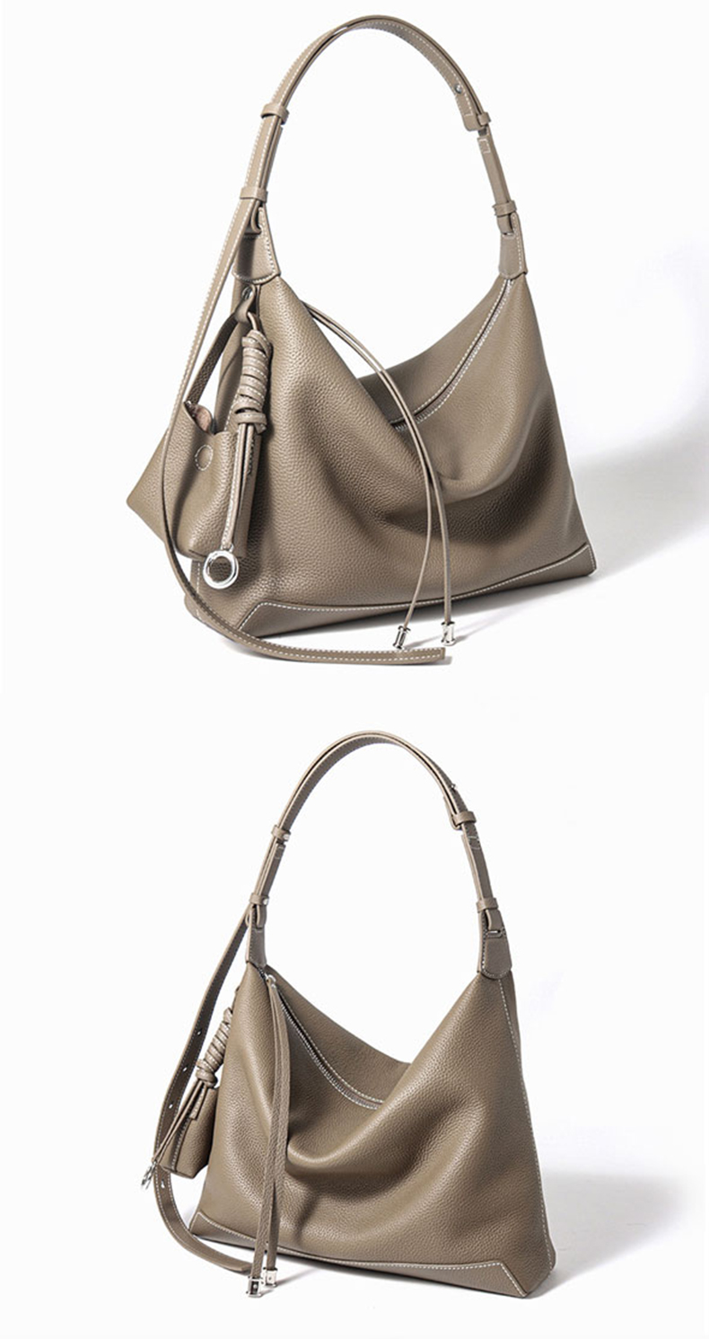 Custom Full Grain Leather Crossbody Bags Women Shoulder Bag for Everyday Use