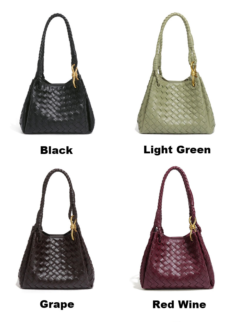 Premium Quality Woven PU Leather Crossbody Bag Shoulder Bag for Ladies