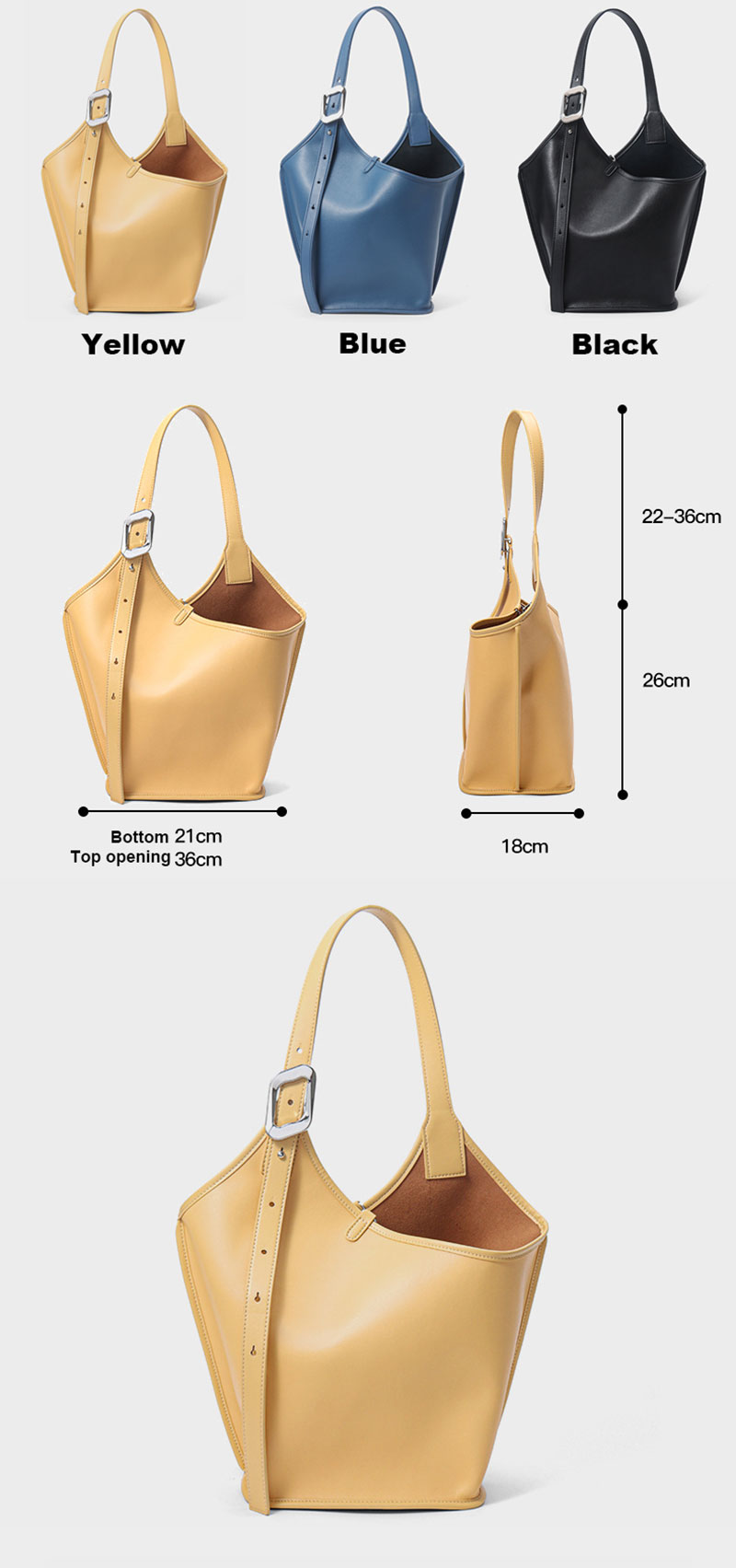 Wholesale Designer Genuine Leather Shoulder Tote Bag for Women