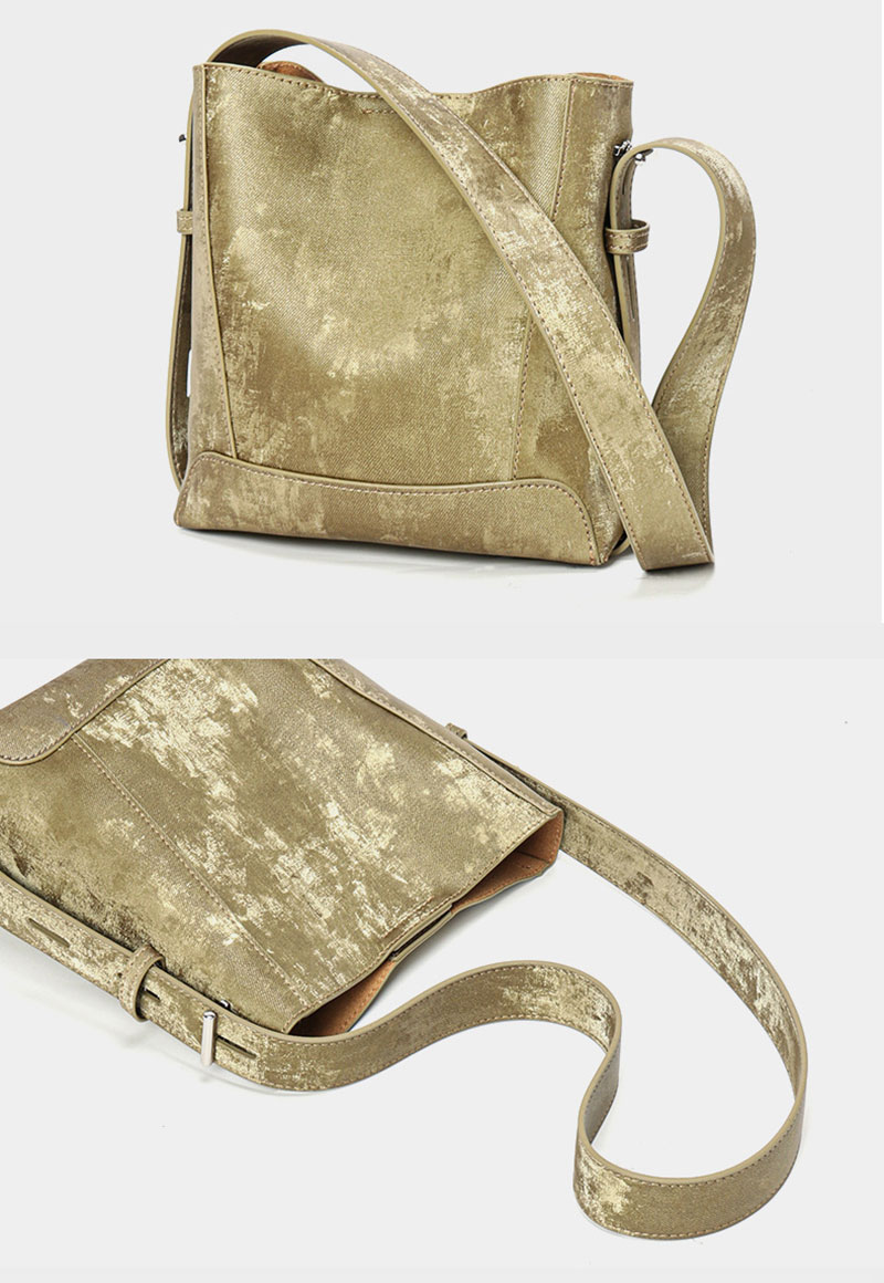 Chic Silk Leather Crossbody Shoulder Bag for Stylish Women