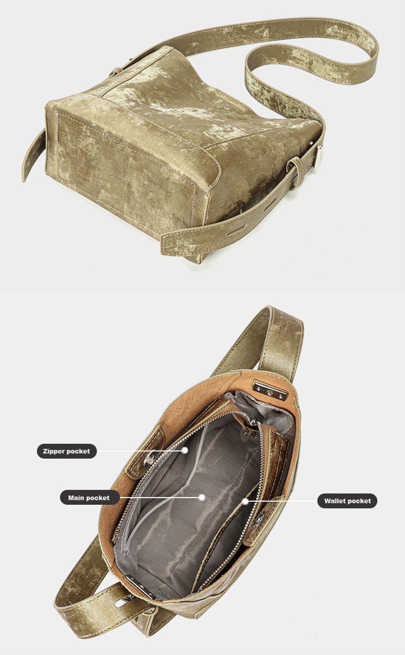 Chic Silk Leather Crossbody Shoulder Bag for Stylish Women