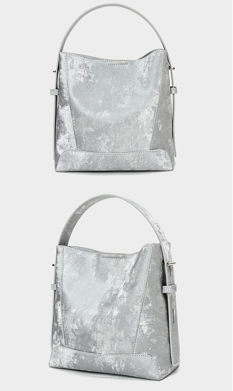 Chic Silk Leather Crossbody Shoulder Bag for Stylish Women