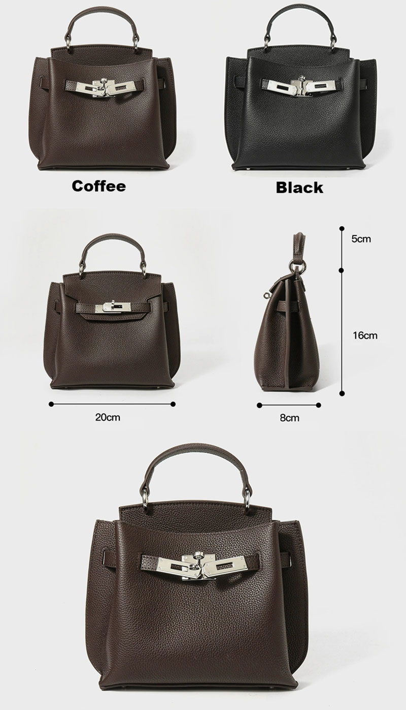 Designer Brand Premium Leather Tote Bag with Shoulder Strap for Women