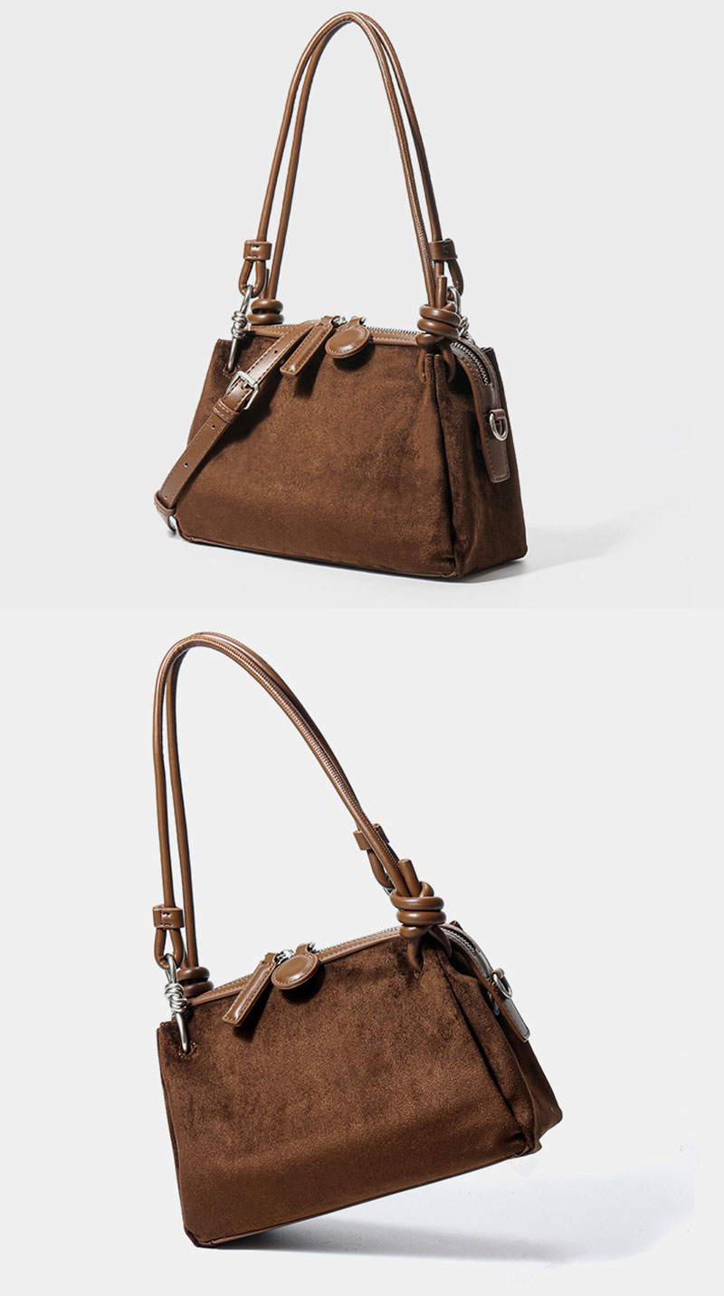 Premium Custom Design Suede Leather Shoulder Bag for Women