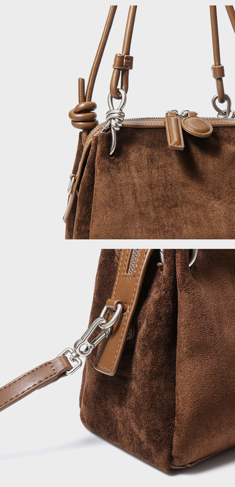 Premium Custom Design Suede Leather Shoulder Bag for Women