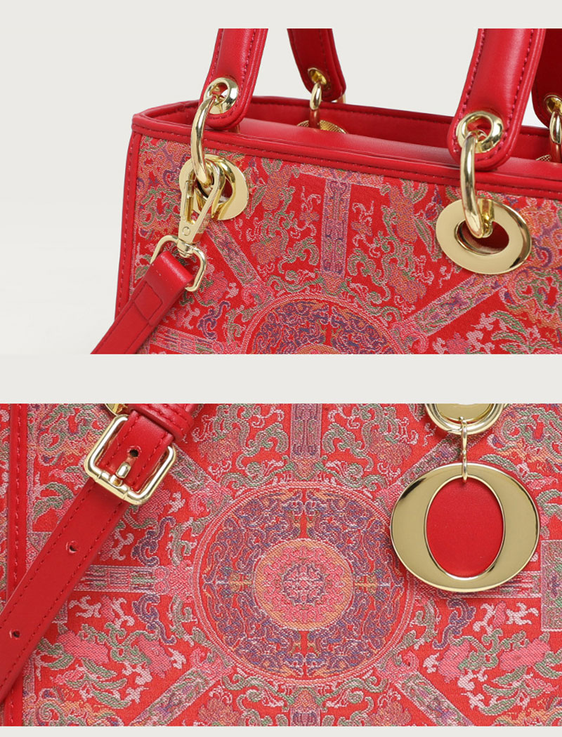 Elegant Women's Red PU Handbag Perfect for Party Nights