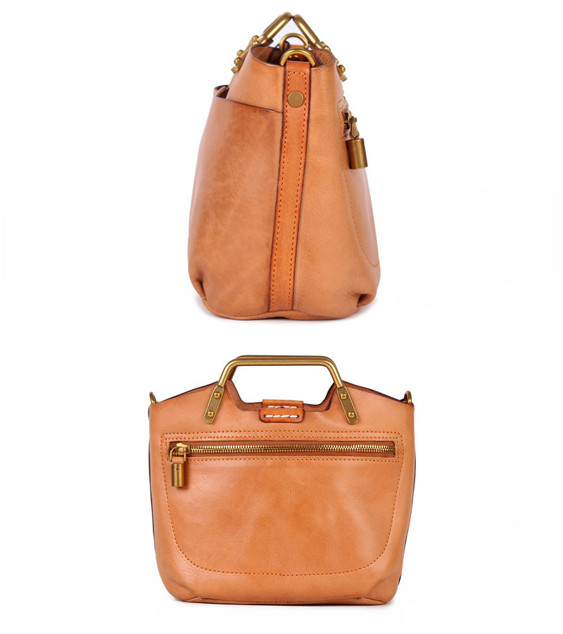 Timeless Vintage Leather Shoulder Bag for Stylish Women