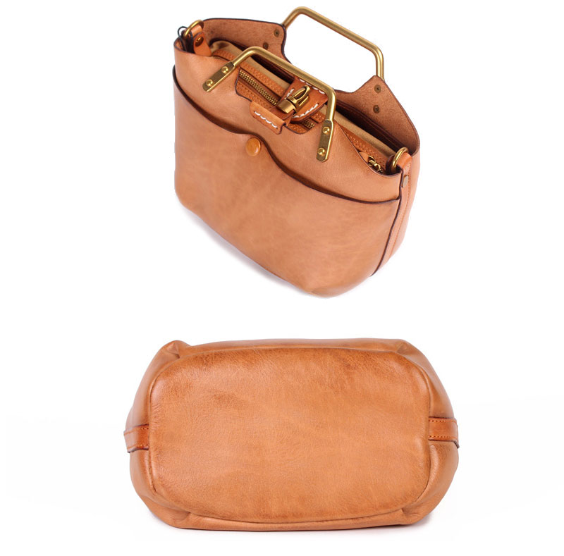 Timeless Vintage Leather Shoulder Bag for Stylish Women