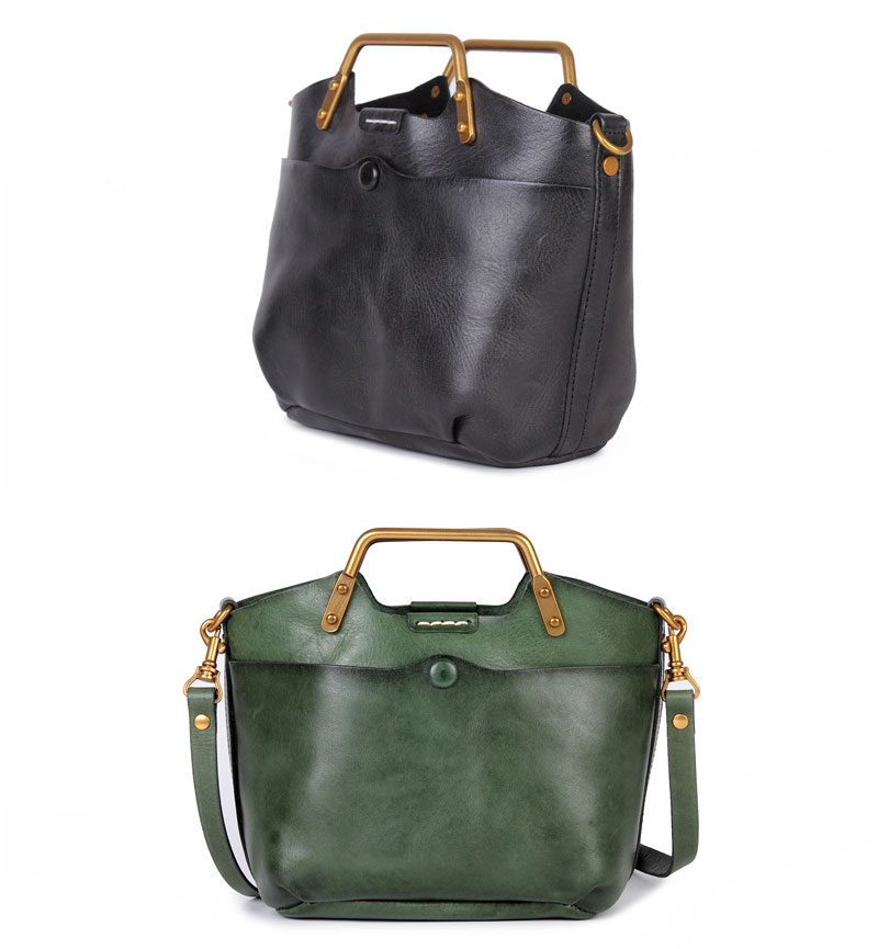 Timeless Vintage Leather Shoulder Bag for Stylish Women