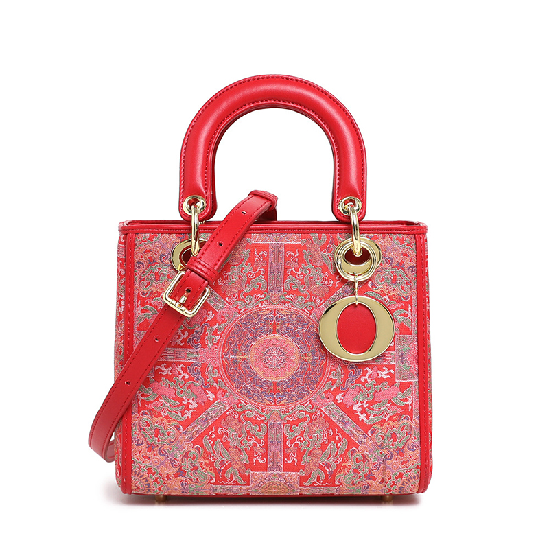 Elegant Women's Red PU Handbag Perfect for Party Nights