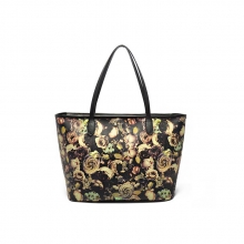 China factory price custom printing leather tote shoulder bags for women