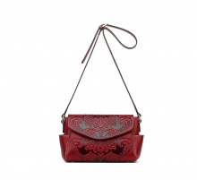 Fashionable new design Chinese style leather shoulder bags for women