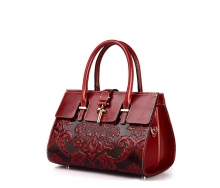 2016 popular Chinese style custom leather tote bags for women