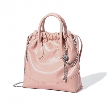 Chic Pink PU Leather Crossbody Bag for Fashionable Women