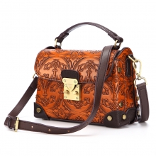 Hot selling good quality cow leather women handbag fashion style ladies purse