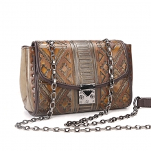 Factory cheap price good quality vintage style leather ladies handbag women sling bag