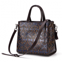 New arrivel fashion designer bag vintage style genuine leather handbag women's purse