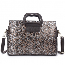 Best selling cheap price good quality retro style genuine leather tote bag women handbag