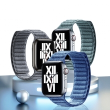 New Design Good Quality Alcantara Leather Smart Apple Watch Strap