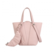 Stylish PU Leather Bucket Bag for Women - Trendy Purse