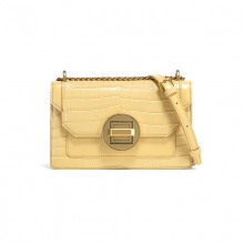New design good quality crocodile pattern leather ladies purse women shoulder bag