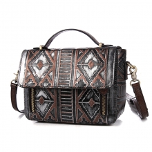 Factory price good quality vintage designer bag genuine leather shoulder bag for ladies
