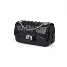 Branded luxury design crocodile skin leather ladies handbags genuine leather women purse