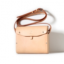 Good quality handmade vegetable tanned leather mix wood handbag leather purse for ladies
